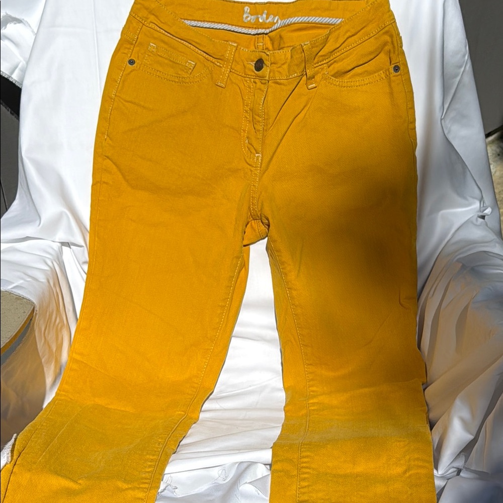 Boden Yellow Jeggings Vibrant Style